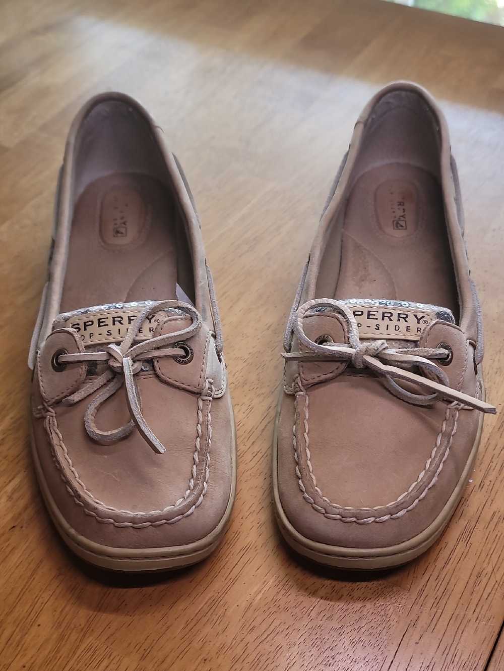Sperry Women's Leopard Print Leather Boat Shoes